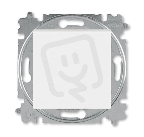 ABB Levit Přepínač střídavý 6 s krytem s drápky bílá/ledová bílá BLISTR