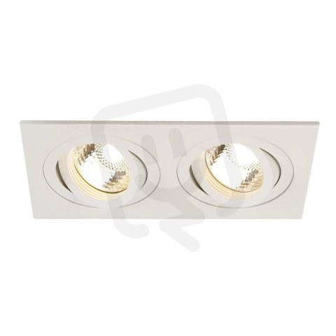 NEW TRIA II downlight hranata matna bila 230V GU10 50W SLV 113512