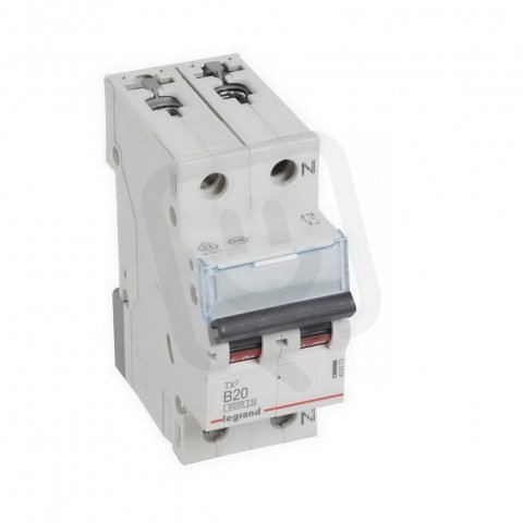 TX3 JISTIČ, 1+N PÓLOVÝ, CHAR. B, 20A 6000A LEGRAND 403373