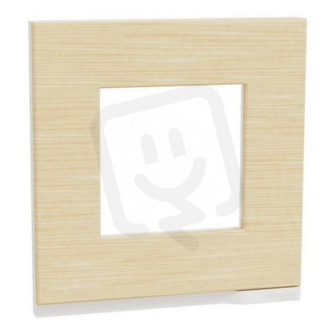 Unica Pure Krycí rámeček jednonásobný, Nordic Wood SCHNEIDER NU600283