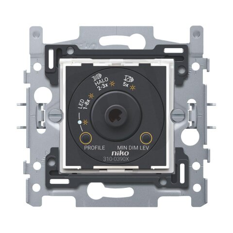 Univerzální otočný stmívač 3 - 300 W, 2-vodičový NIKO 310-03900