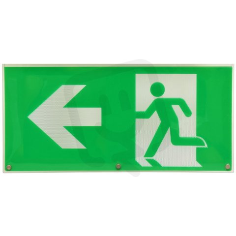 Plastová etiketa EXIT k TL939, vlevo/vpravo ECOLITE MATEXIT-TL939-LP