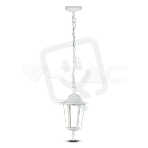 Garden Ceiling Lamp E27 Matt White,  VT-