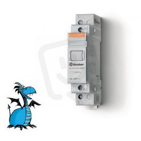 Instalační relé, 1Z/20A, 230V AC FINDER 22.21.8.230.4000