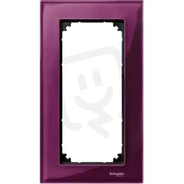 Schneider MTN4025-3206 Rámeček 2násobný bez stř. můstku M-Elegance Ruby Red
