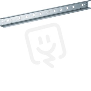 Zkrácená lišta DIN 35x15 mm, 2 pole, 466 mm, 25 ks HAGER UZ02B7