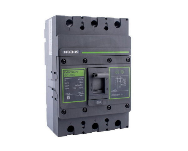 Kompaktní jistič NOARK 110197 EX9MV2S pro FV, vel. M2, 15 kA při 1500V DC, 225 A
