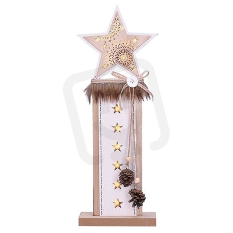 Vánoční LED dekorace, hvězda, 2x AA SOLIGHT 1V237