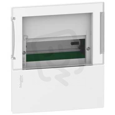 Schneider MIP22104S Mini Pragma 4M, kouřové průhledné dveře, zapuštěná mont.