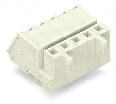 Konektor (zásuvka) úhlový CAGE CLAMP 2,5mm2 sv.šedá 13pól. WAGO 721-313/008-000