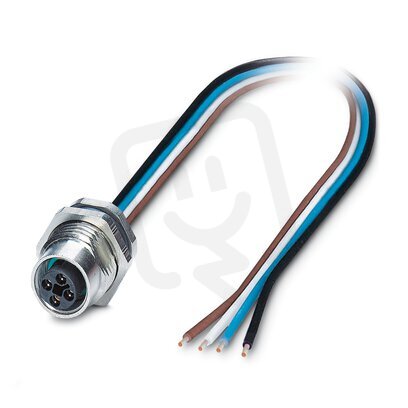 SACC-DSI-M12FST-4CON-M16/1,5X Přístrojový konektor zezadu stěny 1239312