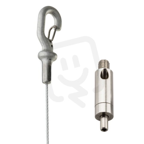 Ocelové lanko SLDM s háčkem, průměr lanka 1,5 mm, délka 2 m SLDM615L2 196029