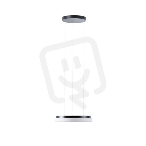 Závěsné LED svítidlo se skleněným stínidlem OSMONT CARINA LE1 25W IP40 4K černá