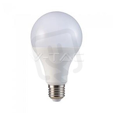 A80-E27-20W-Plastic Bulb- LED by samsung-6400K 5 years warranty, VT-233 SKU239