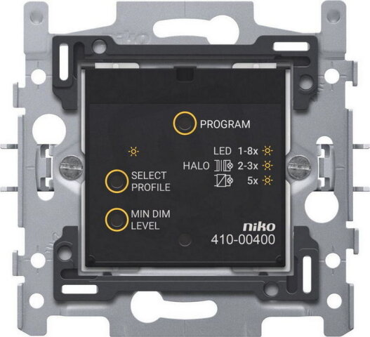 Smart tlačítkový stmívač s RF vysílačem a přijímačem 3-200W NIKO 410-00400