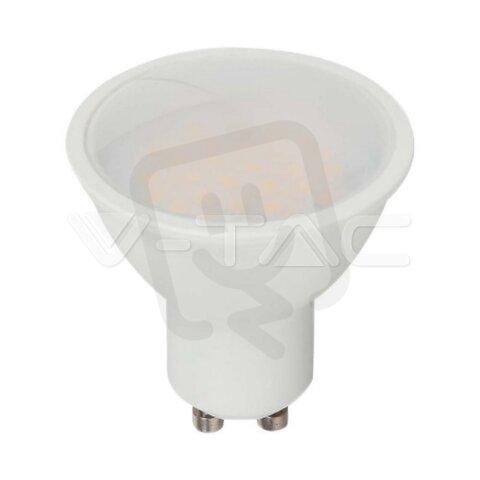 LED Spotlight 2.9W GU10 SMD White Plastic Milky Cover 6400K, VT-2333 SKU2989