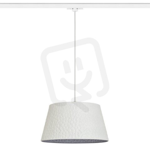 BUCKY 40 pro tříokr. lištu bílá/šedá kov 230V E27 28W RENDL R13859