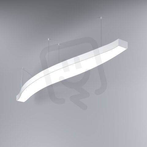 LED Svítidlo MI-WAVE-02, 94W, 3000K, bez trafa, 24VDC, IP20, bílá FPMI012-10NL0B