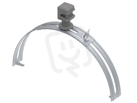 Plastový držák vedení na hřebenáče, drát 8mm, L200-280mm, StZn/plast 407012