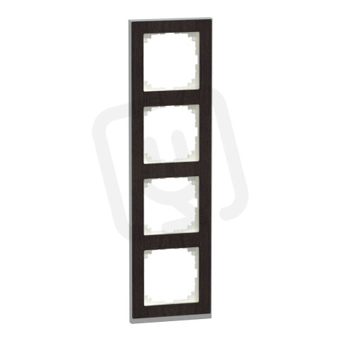 Krycí rámeček, Merten M-Pure Decor, čtyřnásobný, Wenge SCHNEIDER MEG4040-3671