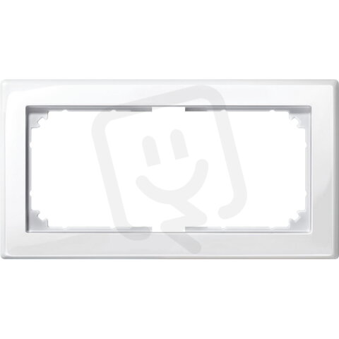 Rámeček M-Smart 2násobný bez stř Polar SCHNEIDER 478819