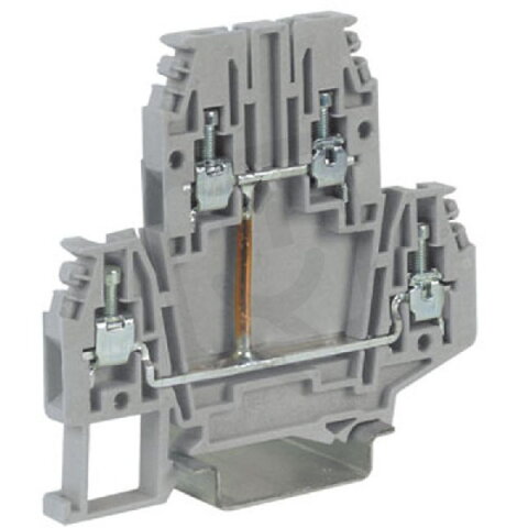 Řadová svorka patrová DBC.2/CI šedá MOREK DB117GR