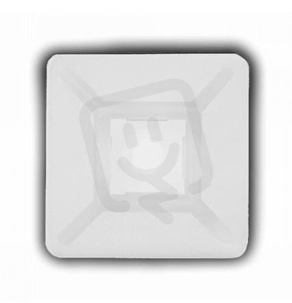 Samolepící šroubovací příchytka 12x12mm přírodní N.G. ELEKTRO NPSC 12x12B