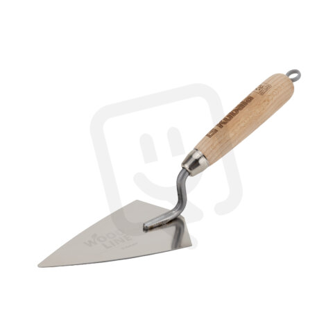 Lžíce štukatérská nerezová, dřevěná rukojeť WOOD LINE 80x140 mm KUBALA Z5905