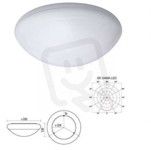 Trevos 57320 SK GAMA LED 1100/840 9W IP54