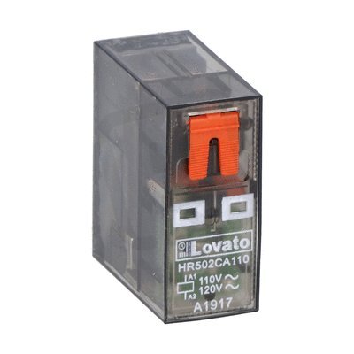 Lovato HR502CA110 Miniaturní relé 2 zap/vyp 8A 110VAC+LED