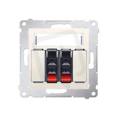 DGL32.01/41 Dvojitá zásuvka reproduktoro