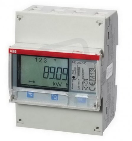 Elektroměr B23 212-100 65 A tř. B RS 485 Modbus ABB 2CMA100166R1000