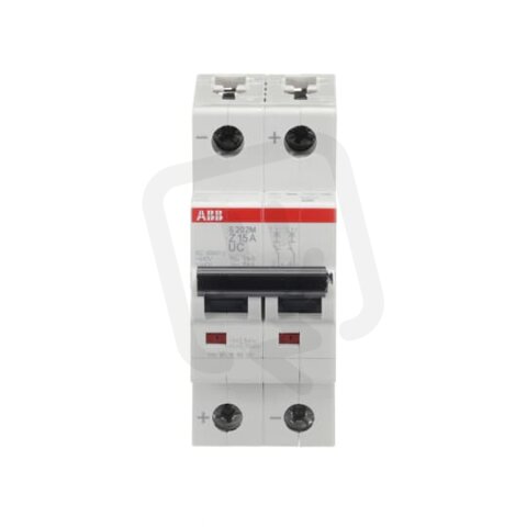 S202M-Z15UC Jistič 2P 15A char. Z ABB 2CDS272061R0458