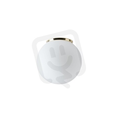 Přisazené svítidlo se skleněným stínidlem OSMONT STYX 2 7W IP65II E27 mosaz