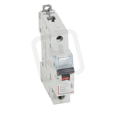 DX3 JISTIČ, 1 PÓLOVÝ, CHAR. C,32A 10000A/16KA LEGRAND 409117