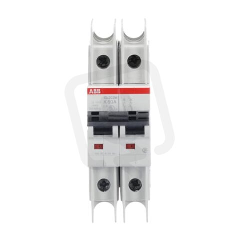 ABB SU202M-K60 jistič char. K 10kA 60A 2P  dle UL489 a CSA 22.2 No. 5