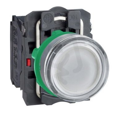 BI Ovládač stiskací prosvětlený s LED 230 spec. popis ŠE SCHNEIDER XB5AWCUST10