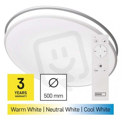 LED přisazené svítidlo ALVI, kruhové 36W, stmív. se změnou CCT EMOS ZM5166