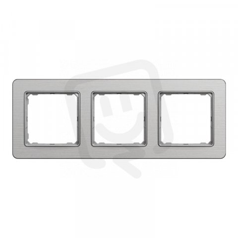 Sedna D/E Rámeček trojnásobný, Leštěný Hliník SCHNEIDER SDD370803