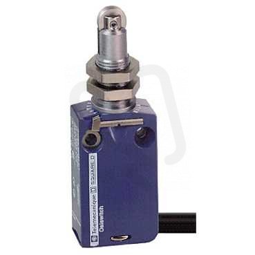 Polohový spínač kov kabel 1m čep s kladkou 1V+1Z mžik. TELEMECANIQUE XCMD21F2L1