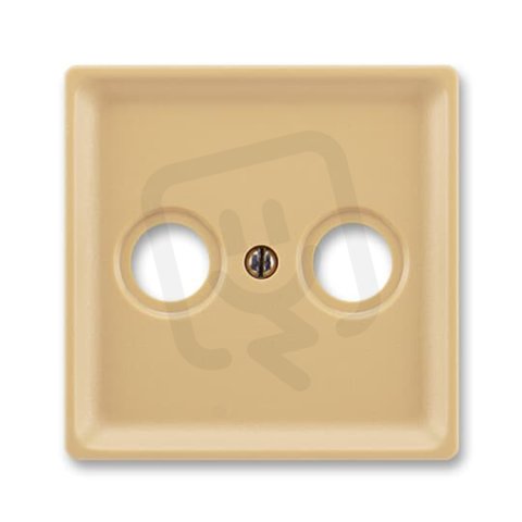 Kryt zásuvky televizní a rozhlasové 5011C-A200 D2 béžová Classic ABB