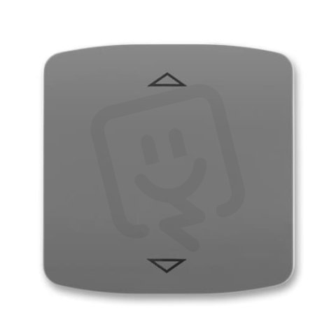 Kryt spínače žaluziového s krátkocestným ovládán 3299A-A110 S2 kouřová Tango ABB