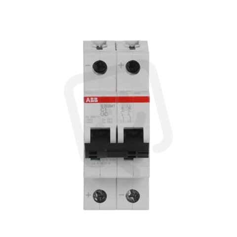 ABB S202MT-C1UC 2F jistič 1 A char. C 10kA 440V AC/DC pro kolejová vozidla
