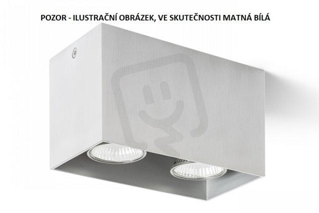 AGATE II stropní matná bílá 230V GU10 2x35W RENDL R12737