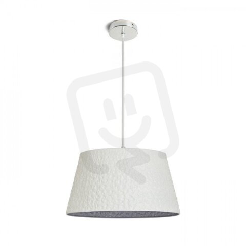 BUCKY 40 závěsná bílá/šedá kov 230V E27 28W RENDL R13360