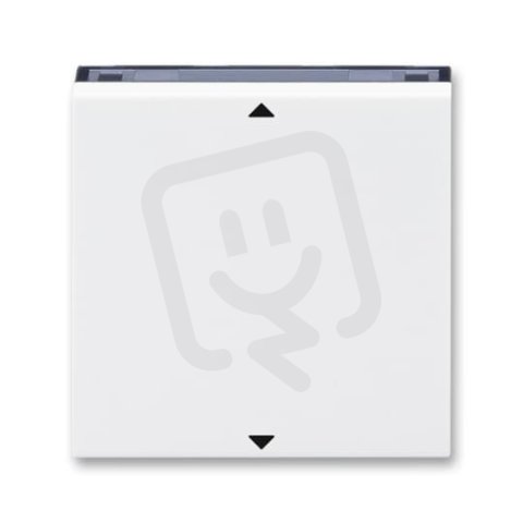 Kryt spínače žaluziového 3299H-A00110 62 bílá/kouřová černá Levit ABB