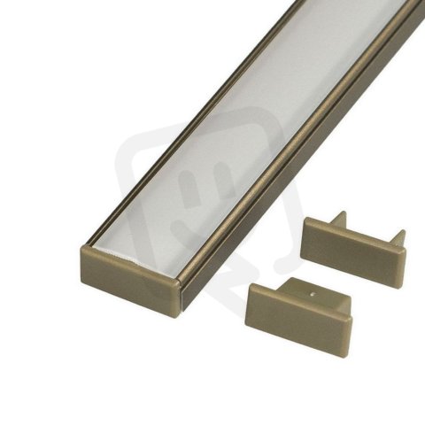 N8B bronz koncovka plná T-LED 096612