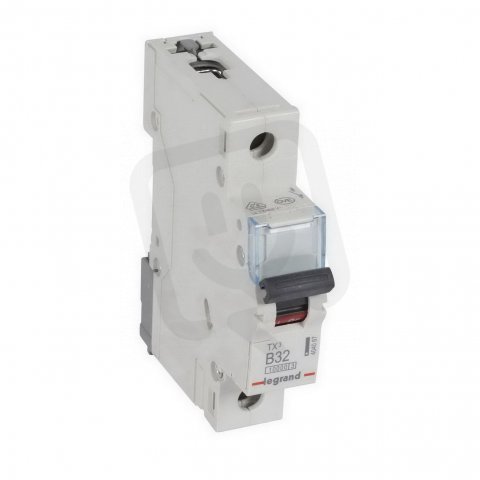 TX3 JISTIČ, 1 PÓLOVÝ, CHAR. B, 32A 10000A LEGRAND 404087
