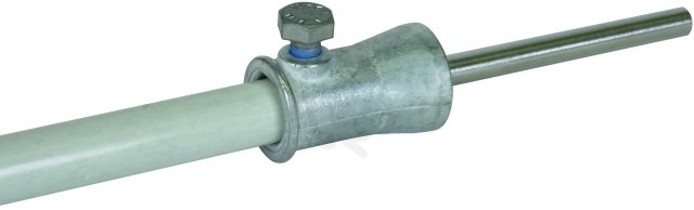 Upevňovací adaptér D 16mm přímý, odlitek Zn/nerez pro DEHNiso 106340