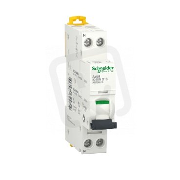 Jistič Acti9 iC40N 1P+N 16A D 6kA SCHNEIDER A9P64616